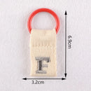 1Pc Aesthetic Initial Embroidery Alphabet Keychains Fabric DIY 26 Letters Unique Keyring Charms For Pouch Bags Accessories Gift