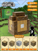 Magnetic Building Blocks Mine World Magnet Cubes Forest Set for Boy Girl Kid Age 3+ DIY Model Children STEM Sensory Toy Gift