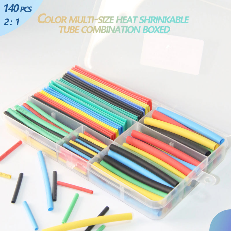 2：1 Thermoresistant Tube Heat Shrink Wrapping Kit Assorted Wire Cable Sulation Sleeving 3:1  Heat Shrink Tubing