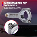 4pcs Racing 4340 H Beam Connecting Rod Con Rods Conrod for Volvo B230 ARP Bolts