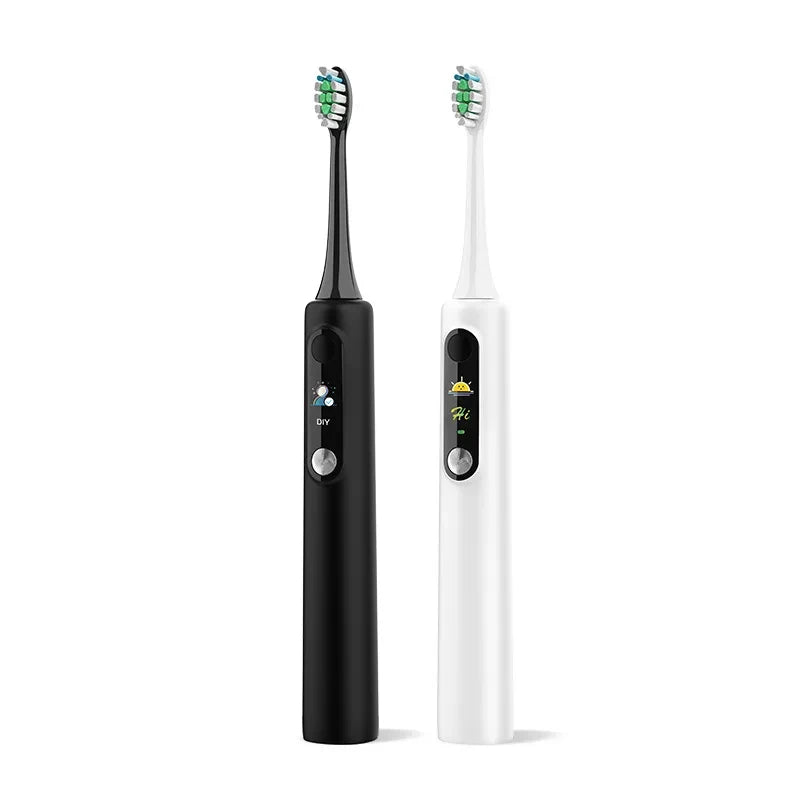 New Xiaomi Mijia LCD Ultrasonic Toothbrush Smart Sonic Electric Toothbrush Set Rechargeable Automatic Oral Care Toothbrush Set