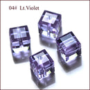 StreBelle AAA 50pcs/Lot Cube Loose Spacer Bead Jewelry Making Mix Colors 8x8mm Crystal Glass Beads Facet Square Shape