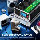 HOULI inversor 12v pra 220v 2000W 3000W 4000W 5000W 6000W  inversores solares 12v para 220v de onda senoidal pura do brasil