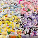 Sanrio Anime 3D Decoration Sticker Cute Cartoon Kuromi Melody DIY Phone Case Water Cup Accessories Material Pack boys Girl Gift