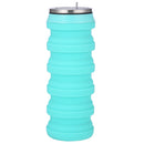 Leeseph Collapsible Water Bottle Silicone Folding Cup Canned Foldable Leakproof Sports Water Bottle-480ML