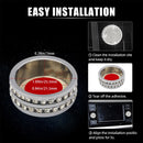1Pcs Bling Volume Knob Covers Decals Audio Control Button Stickers Decor Trims Car Accessories for VW Volkswagen Golf GTI Jetta