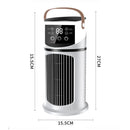 Water Cooling Fan Air Conditioner Adjustable Speeds Timer Personal Fan Air Cooler With Humidifier for Bedroom Living Room Office