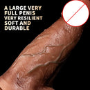 Female Realistic Dildo Lifelike Huge Penis With Strong Suction Cup For Hands-free Play Sex Toys For Vaginal G-spot And Anal