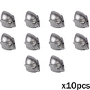 MOC Medieval Accessories Series Building Blocks Military Army Soldier Armour Shield Helmet Sword Crown Weapon Knight Bricks Toys