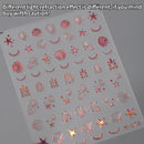 Summer Beach Ocean Shell Starfish Clams Conch Stars Sea Bubble Seasnail Soft Relief Decoration Nail Art Stickers Manicure Decals