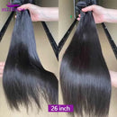 20 30 inch Straight Human Hair Bundles Raw Hair Bundles Human Hair Extensions 3 Days Delivery 100 Grams/Bundle True to Length