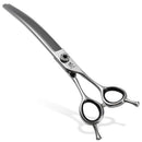 Fenice CIQ Professional 7.0/7.5 Inch JP440C Dog Grooming Scissors Curved Chunker /Thinning Scissors for Dogs Cats and Other Pets