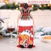 Christmas Wine Bottle Cover Merry Christmas Decorations For Home Christmas Ornament Xmas Table Decor New Year 2025 Navidad Gift