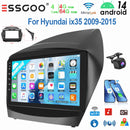 ESSGOO 9" Android 14 Display Car Stereo Radio GPS Navigation For Hyundai ix35 2009-2015 Carplay Android Auto SWC USB Wifi BT FM