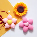Korean Cute Cartoon 3D Flower Phone Holder Griptok Support For IPhone 14ProMax Samsung Folded Finger Ring Grip ToK Stand Bracket