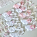 10PCS 3D Cute Resin Charm Photocard Holder Material Cross Bead Packaging DIY Photo Card Holder Decor Jewelry Accessories