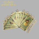 1-10pcs Nice Gifts For 1-100 Bitcoin and Dogecoin With Nice Frame in 24k Gold Foil For Collection