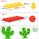 Hawaiian Cactus Pineapple Flamingo Silicone Ice Molds Maker Bar Party Drink Freeze Molds Silicone Mold For Ice Cube Trays Moulds