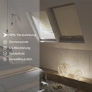 WOLTU Thermal Skylight Roller Blind with Suction Cups without Drilling for Roof Window Blackout Curtain Sun Protection for Home