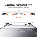 SucceBuy Roof Rack CrossBar Adjustable Aliuminum Roof Rail Crossbar Baggage Luggage Carrier 200LBS  Crossbars for SUVs, Sedans