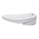 Electronic Heated Smart Toilet  Seat Bidet with Air Dryer Adjustable Temp LED Night Light Self-Cleaning Nozzle Side Controls