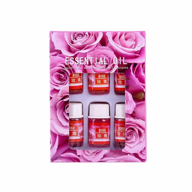 Essential Oil Natural 6Pcs 3ml Rose/Lavender/Ocean Fragrance for Aroma Diffuser