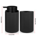 Foaming Hand Soap Dispenser Refillable Matte Soap Pump Dispenser for Bathroom&Kitchen Hand and Dish Liquid Foam Bottle