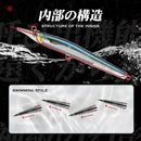 Hunthouse Sayoris Needle Pencil Fishing Lure Long Casting 140mm 180mm Sticibait Baits Sinking Jigging Lures Seabass Tackle