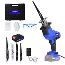 Cordless Reciprocating Saw,21V Brushless Electric Saws,0-3000RPM,Tool-Free Blade Change Electric Saw for PVC/Wood/Metal Cuting