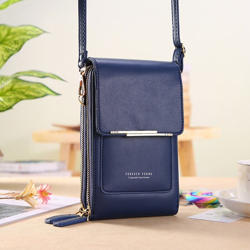 Brand Mini Crossbody Shoulder Bag Women High Quality Cell Phone Pocket Ladies Purse Clutch Fashion Leather Hasp Handbags Female