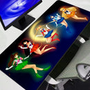 Mouse Pad S-Sailor Moon Anime Carpe Large PC Gamer Computer Mausepad Varmilo Keyboard Gaming Accessories Desk Mat Durable