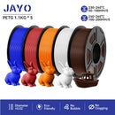 JAYO petg 3d printer filaments PETG 5Rolls 1.75mm Mixed Color Bubble Free FDM 3D Printer Material for 3d pen refill 1.1kg/1rolls