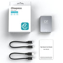 The Data Courier | 2-in-1 CFexpress Type B + SD Card Reader, USB 3.2 10Gbps