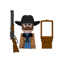 Military War US West Cowboy Figures Building Blocks City Police Detective Army Soldiers Weapons MOC Model Bricks Kids Toys Gifts