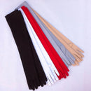 Classic Women Black White Red Evening Party Prom Gloves Opera Stretch Satin Long Mittens for Lady Driving Sun Protection Gloves