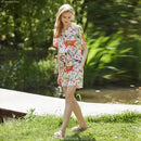 [Pink Dessert Dog] Summer Short-sleeved Pajamas Women's Ice Silk Thin Loose Large Size Home Clothes Two-piece Suit