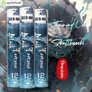 ALP SSS-04 12PCS/1 tube White duck feather Badminton Designed for sports training. Recreational training