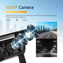 LeeKooLuu Kabellose Dual-Rückfahrkameras und 7-Zoll-IPS-Auto-Monitor IR-Nachtsicht-Rückfahrkamera für Wohnmobil, LKW, Anhänger, Bus