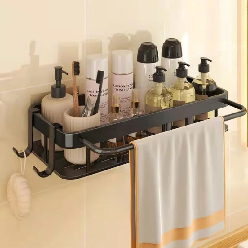 Bathroom Shelf Shelves Storage Shelf Self Adhesive Bathroom Cosmetic Shelf Wall Shelves Shelves Bathroom Towel Rack