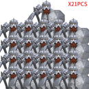 Classic Medieval Movie Elves Dwarf Warrior Iron Foot Dane leader of the Dwarfs Building Blocks LOTR Figures Toys For Children