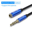 Vention Klinke 3.5 Aux Verlängerungskabel für Auto Laptop Mini PC TV Xiaomi Huawei Stereo 3.5 mm Klinken Kopfhörer Lautsprecherkabel Aux