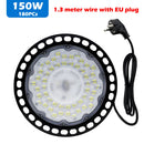 Super Bright UFO High Bay Light AC 220V 100W 150W 200W IP65 Waterproof LED Industrial Lighting For Garage Gym Factory Warehouse