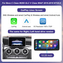 Linux Touchscreen für Mercedes Benz W205 GLC C V-Klasse W447 2015-2019 GPS mit Wireless Carplay Android Auto Auto Multimedia