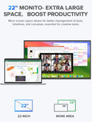 UPERFECT UMax 22 Computer Gaming Display 22inch Monitor 2K 1440P 100% sRGB USB-C HDMI IPS Screen for Laptop MacBook Surface PC