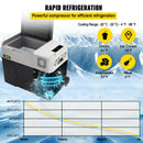 SucceBuy 30L 40L 50L Mini Car Refrigerator Small Fridge Freezer Portable Compressor Cooler 220V for Driving Camping Picnic