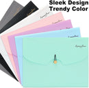 Expandable File Folder, Letter Size Organ Organizer, 5 File Pockets, Portable Organizer for School Office Supplies