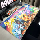Mouse Pad Anime P-pokemon Glaceon PC Gamer Cabinet Mousepad Kawaii Eevee Keyboard Rug Laptop Accessories Gaming Desk Mat