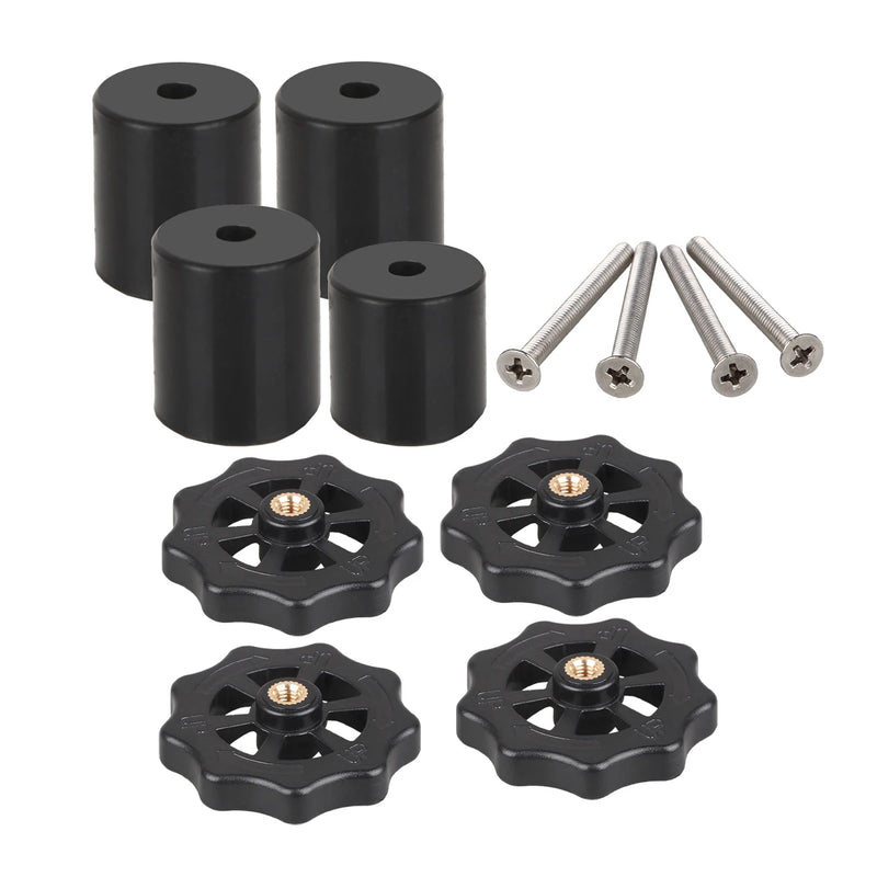 3DSWAY 3D Printer Part M3 M4 Hotbed Nut Spring Screw Leveling Kit Heated Bed Platform Level Spring Accessories for CR-10 Ender 3