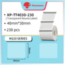 Phomemo M110 Thermischer kabelloser Etikettendrucker Tragbarer Bluetooth-Aufkleber Mini-Drucker Barcode-Etikettenhersteller Preisschilddrucker DIY