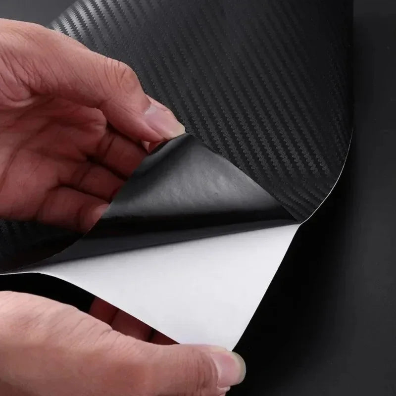 Car Sticker Glossy Carbon Fiber Vinyl Film Car Interior Wrap Sticker Auto Home Door DIY Styling Vinyl Decal 30cmx127cm